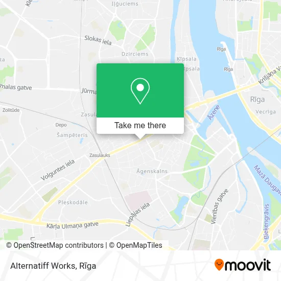 Alternatiff Works map