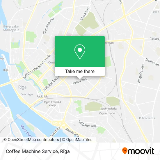 Coffee Machine Service map