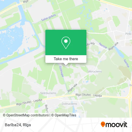 Barība24 map