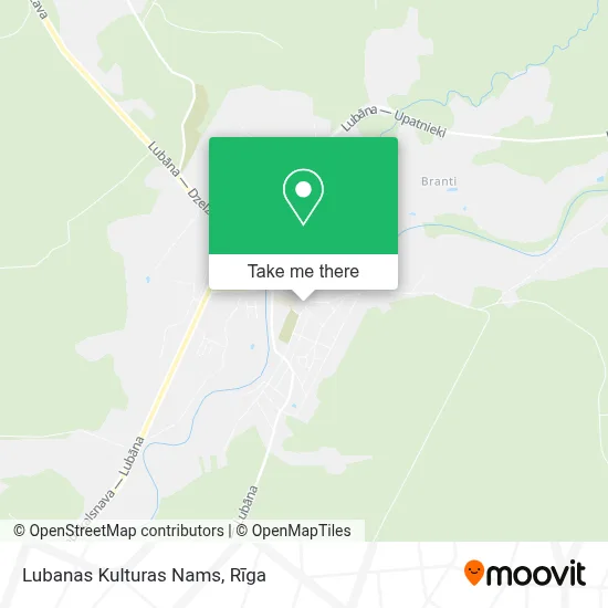 Lubanas Kulturas Nams map