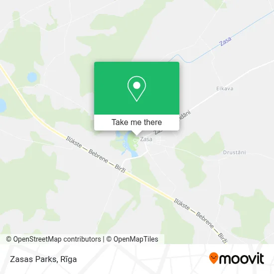 Zasas Parks map