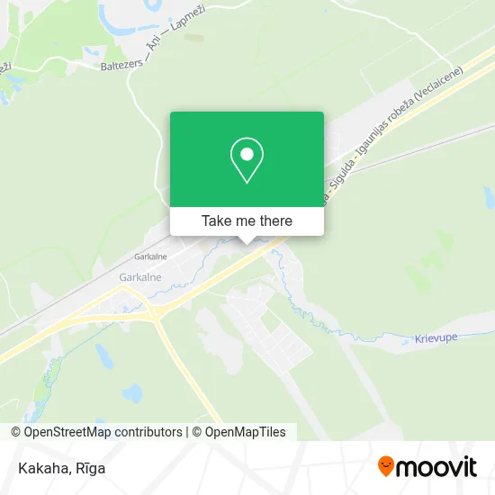 Kakaha map