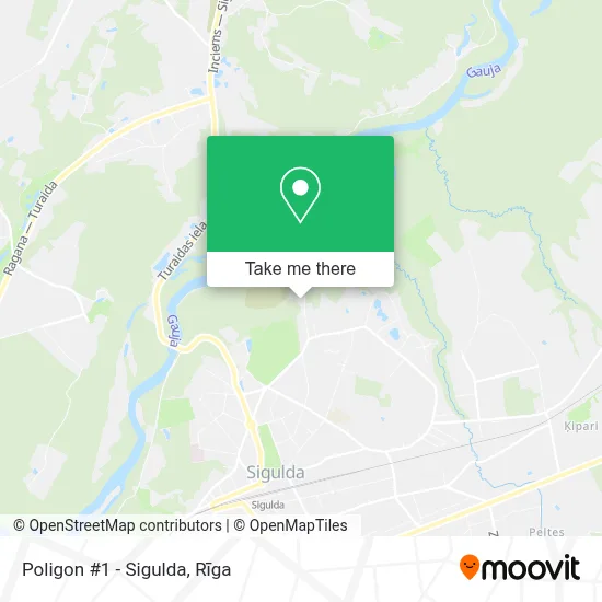 Poligon #1 - Sigulda map