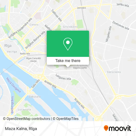 Maza Kalna map