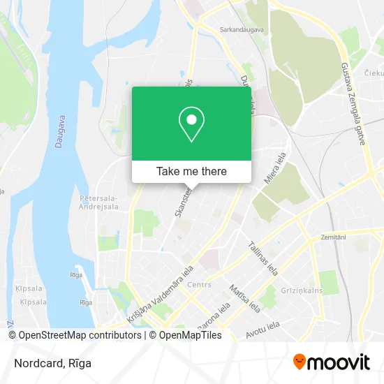 Nordcard map