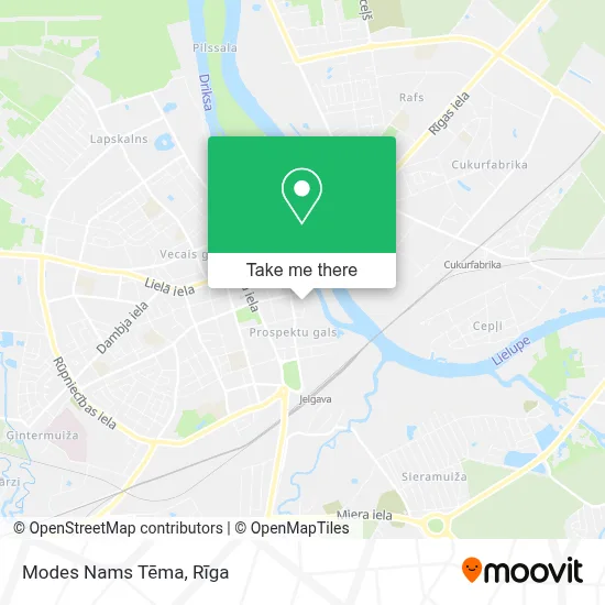 Modes Nams Tēma map
