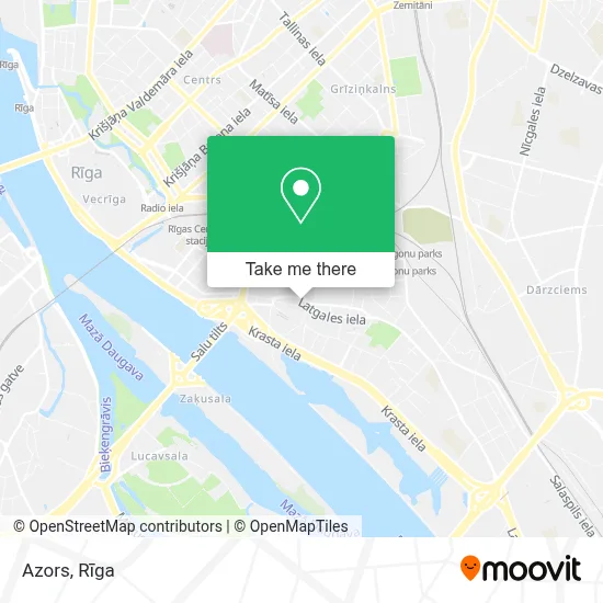 Azors map