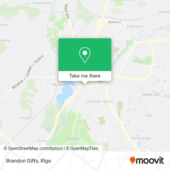Brandon Gifts map