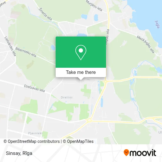 Sinsay map