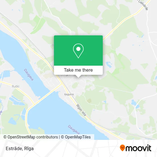 Estrāde map