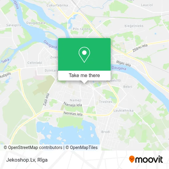 Jekoshop.Lv map