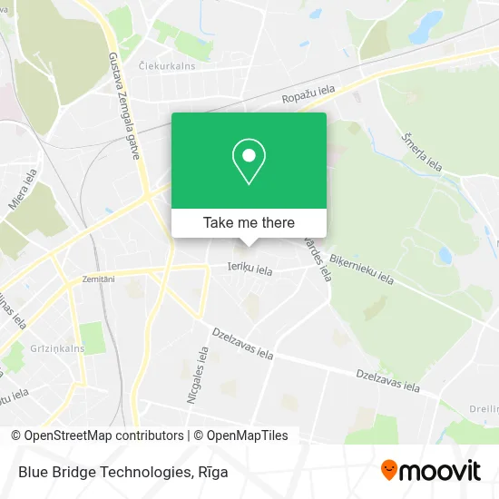 Blue Bridge Technologies map
