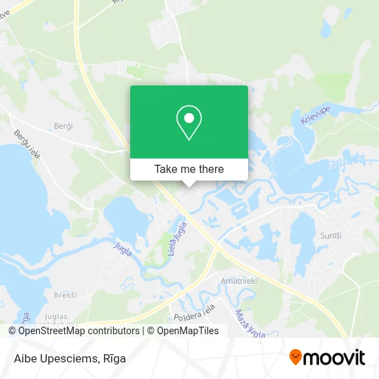 Aibe Upesciems map