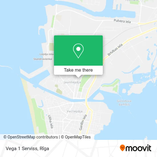 Vega 1 Serviss map