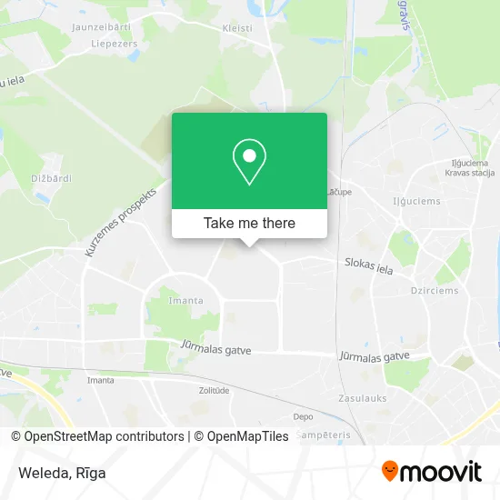 Weleda map