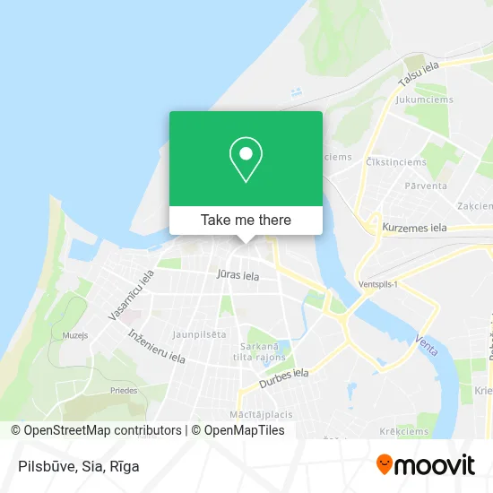 Pilsbūve, Sia map
