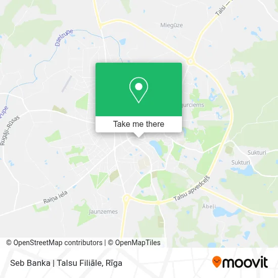 Seb Banka | Talsu Filiāle map