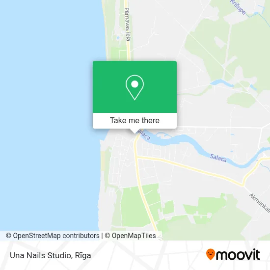 Una Nails Studio map