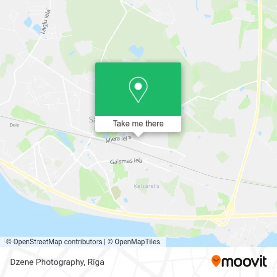Dzene Photography map