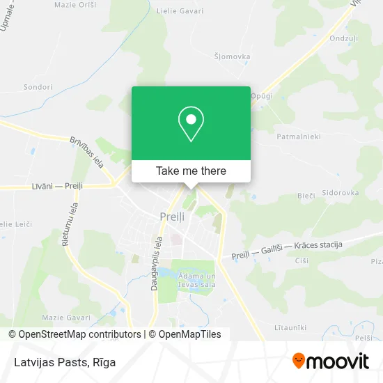 Latvijas Pasts map