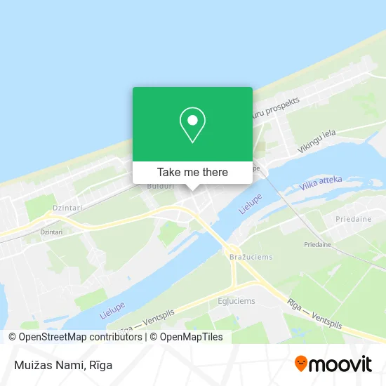 Muižas Nami map