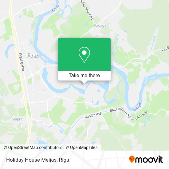 Holiday House Meijas map