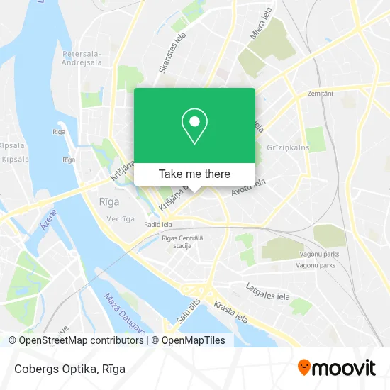 Cobergs Optika map