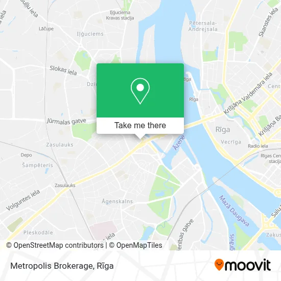 Metropolis Brokerage map