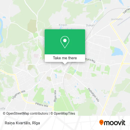 Raiņa Kvartāls map