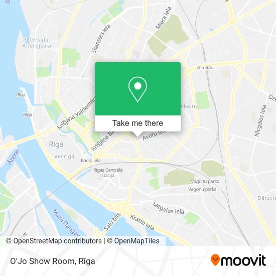 O'Jo Show Room map