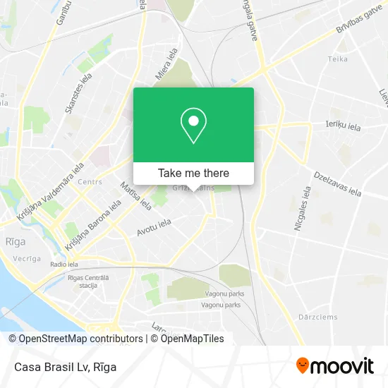 Casa Brasil Lv map