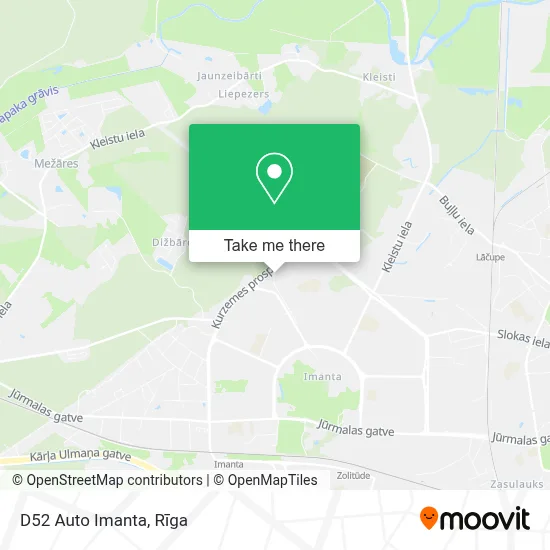 D52 Auto Imanta map