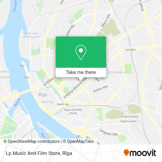 Lp Music And Film Store map