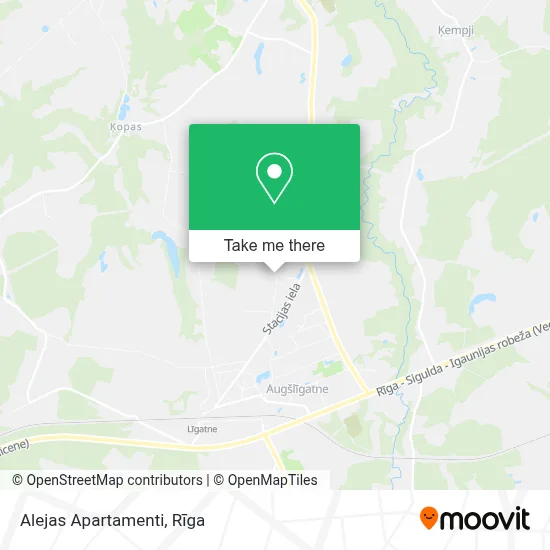 Alejas Apartamenti map