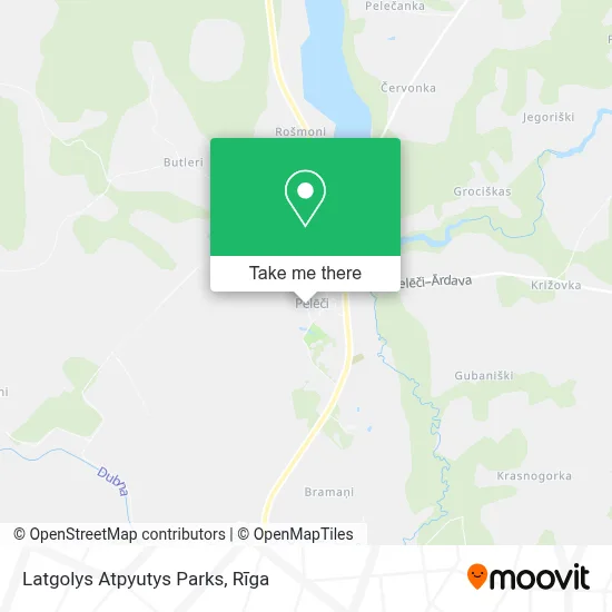 Latgolys Atpyutys Parks map