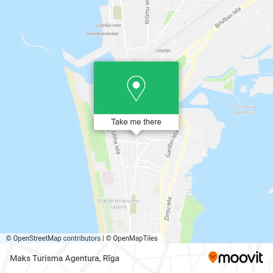 Maks Turisma Agentura map