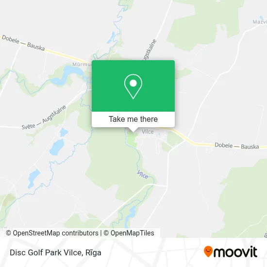 Disc Golf Park Vilce map