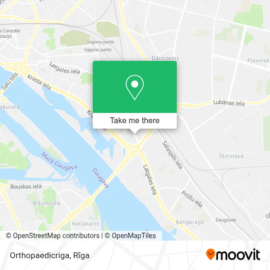 Orthopaedicriga map