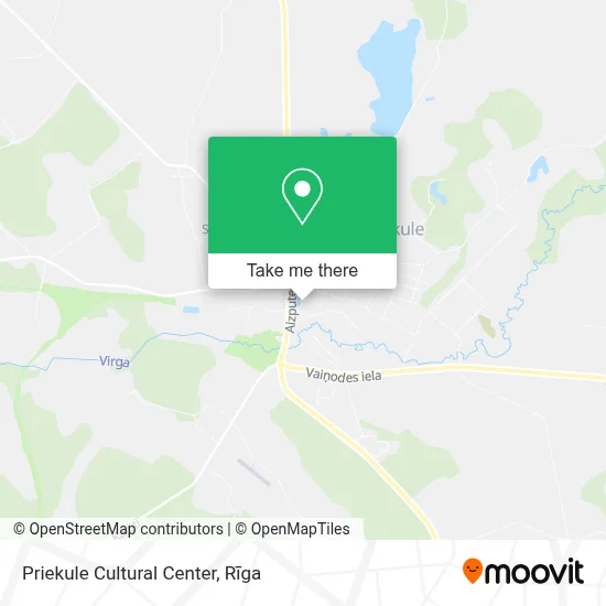 Priekule Cultural Center map