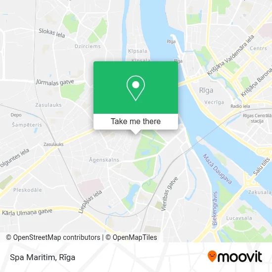 Spa Maritim map