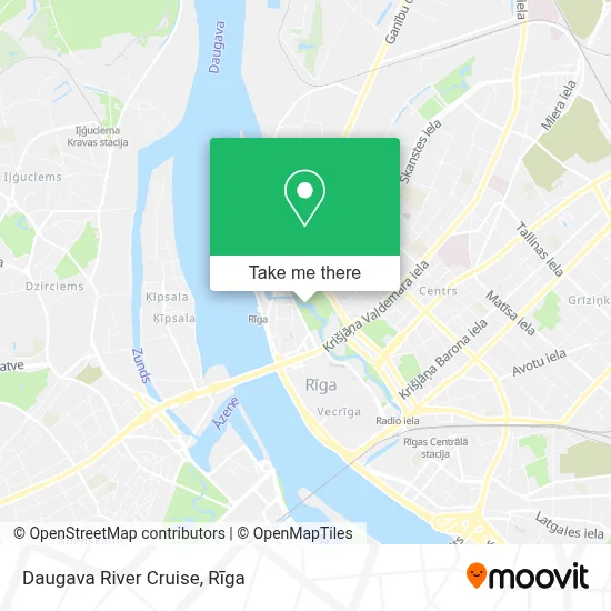 Daugava River Cruise map
