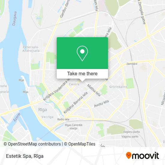 Estetik Spa map