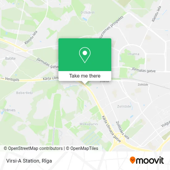Virsi-A Station map