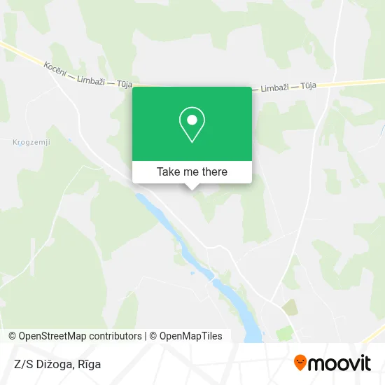 Z/S Dižoga map