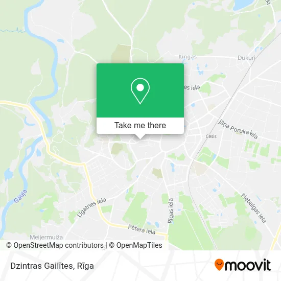 Dzintras Gailītes map