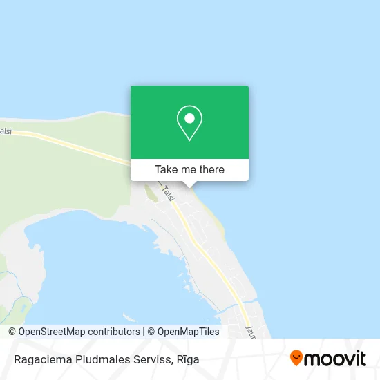 Ragaciema Pludmales Serviss map