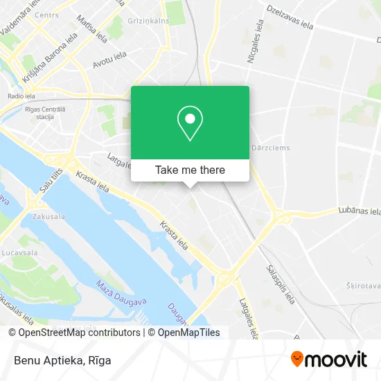 Benu Aptieka map