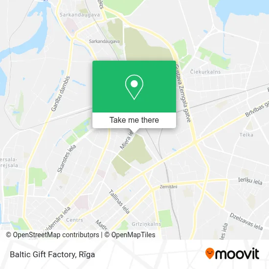 Baltic Gift Factory map