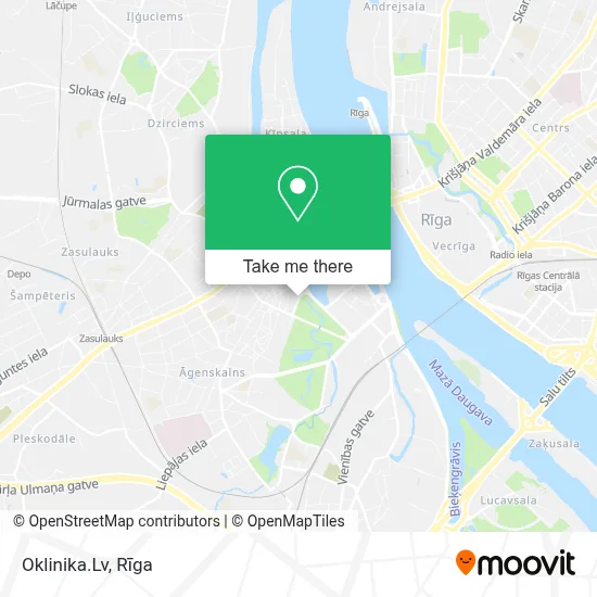 Oklinika.Lv map