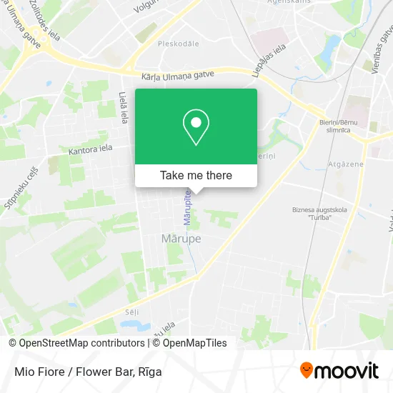 Mio Fiore / Flower Bar map